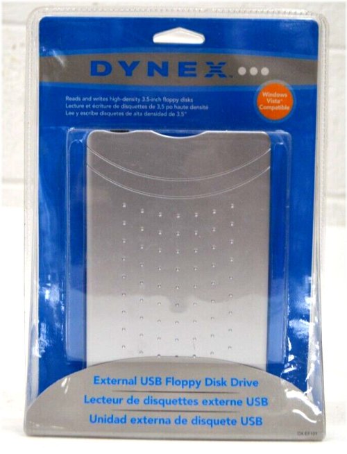 Dynex External USB Floppy Disk Drive