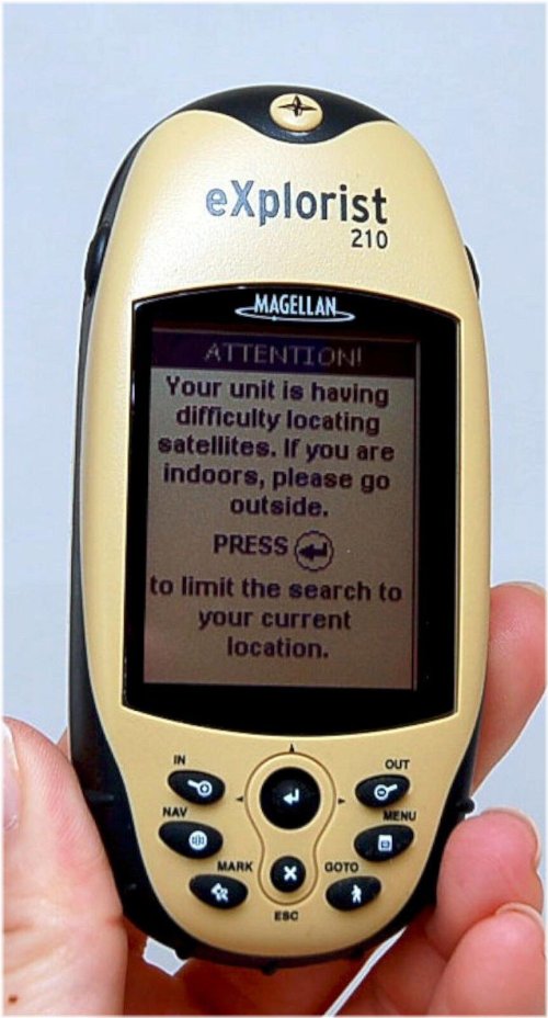 Trailblazer GPS Navigator - Waterproof Handheld Device for Hiking and Geocaching