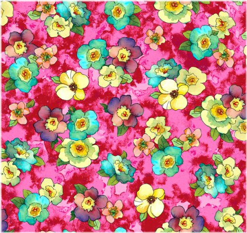 Rosalyn Pink Cotton Fabric