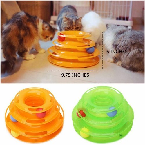 WhiskerPlay Tri-Disk Cat Toy