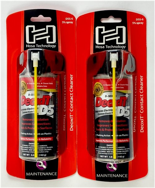 Hosa DeoxIT Contact Cleaner Spray Set