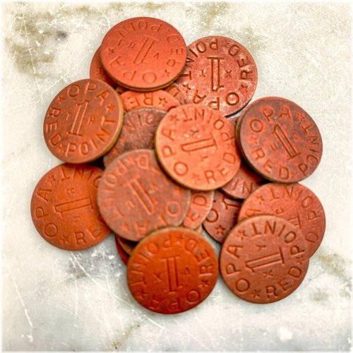 Red Point Token OPA Ration Coin Assortment