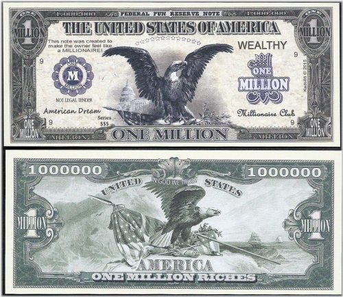 Black Eagle Million Dollar Bills