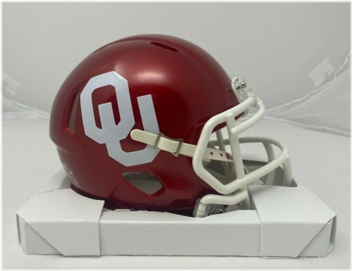 Oklahoma Sooners Riddell Speed Mini Helmet (Unsigned)