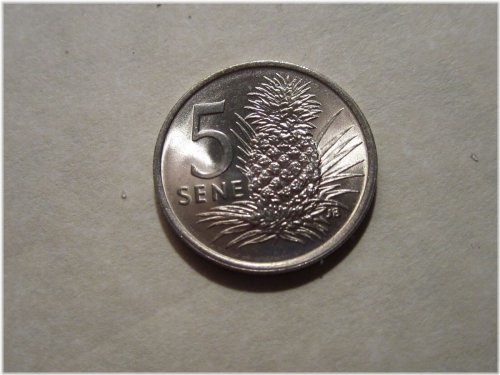 Samoa Pineapple 5 Sene Coin