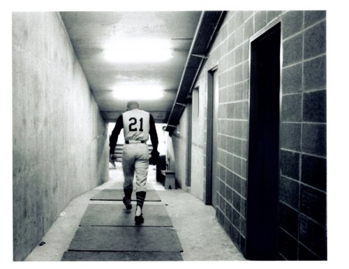 Pittsburgh Pirates Legend Roberto Clemente in Hall of Fame Photo