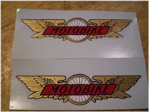 Vintage Bike Decal Collection