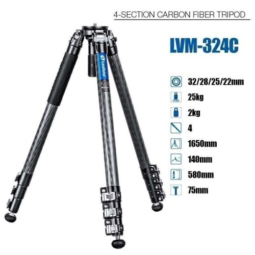 FlipLock Carbon Fiber Video Tripod