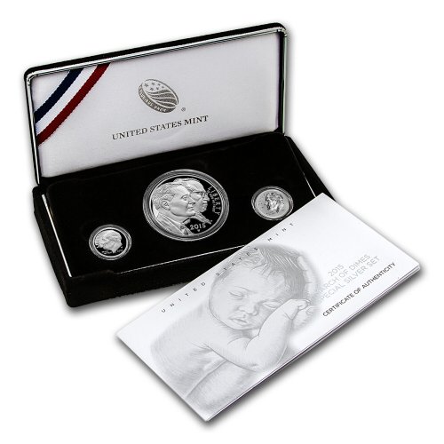 March of Dimes Silver Commemorative Set - 2015 Edition