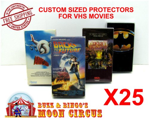 ClearVue VHS Protective Sleeves - Set of 25