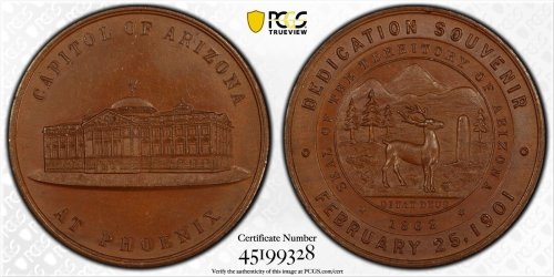 Phoenix Capital Dedication - 1901 SC$1 HK-648 PCGS MS63