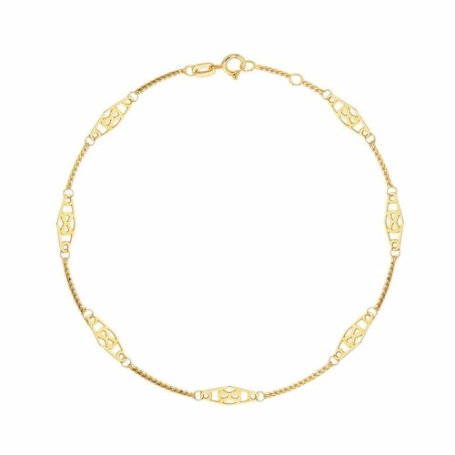 Golden Infinity Ankle Bracelet