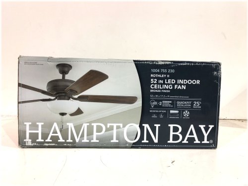 Bronze Glow Ceiling Fan
