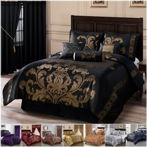 Royale Jacquard Floral Bedding Set