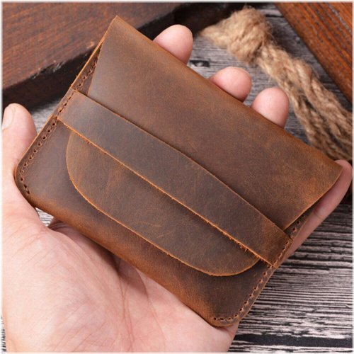 Rustic Ridge Men's Compact Leather Wallet