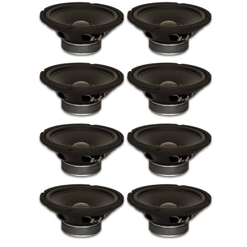 Goldwood 8-Inch Rubber Surround Woofers - High Power and Clarity