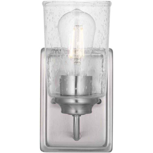 Evangeline Brushed Nickel Wall Sconce