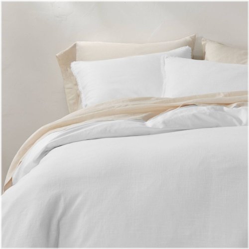 Linen White Heavyweight Duvet Set