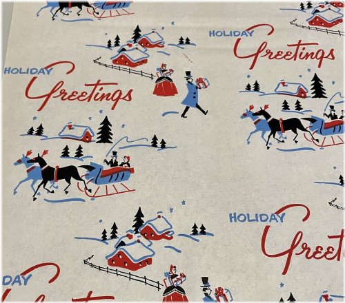 Retro Holiday Gift Wrap Collection