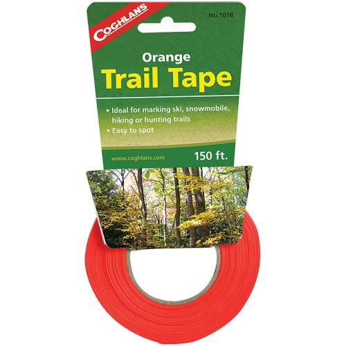 BlazeBright Trail Marking Tape: High Visibility Orange Ribbon for Hunting Trails