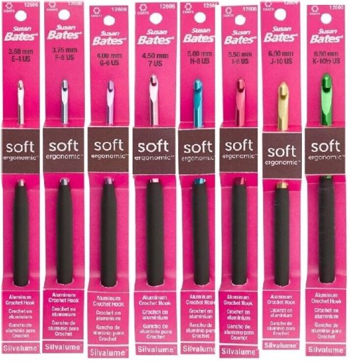 Comfort Grip Crochet Hook Set by Susan Bates