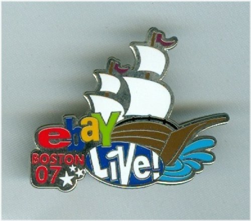 USS Constitution Navy Ship Lapel Pin from eBay Live Boston 2007