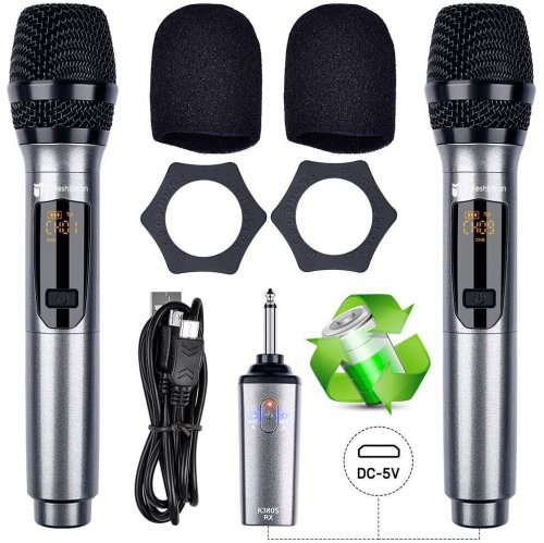 ProDual 10-Channel Wireless Handheld Microphone System