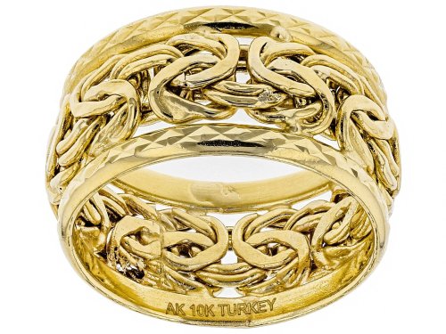 Golden Byzantine Diamond Band