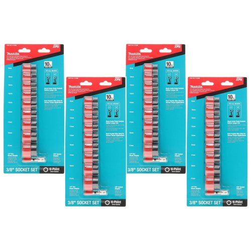 Precision Metric Socket Set with Standard Sockets by Makita