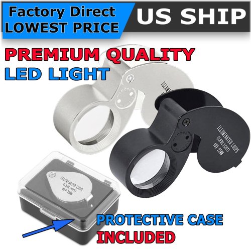 Precision View Magnifier with LED Light