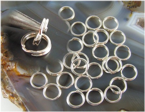 Silver Split Jump Rings Set