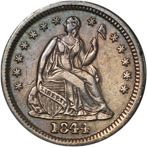 1844-P Seated Liberty Half Dime
