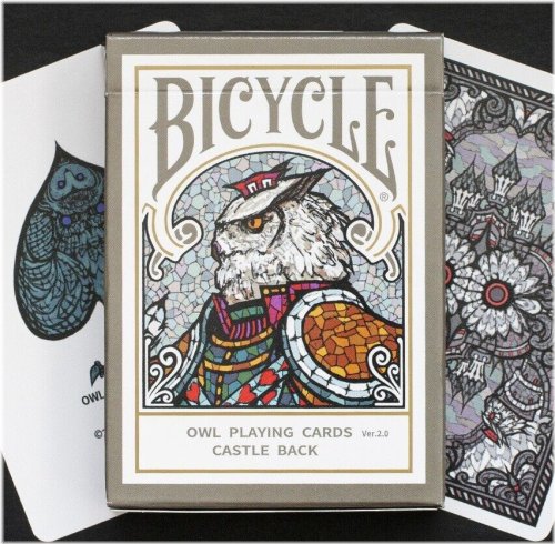 Owl Castle Back Playing Cards