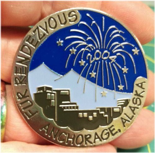 Anchorage Fur Rondy Fireworks Collector Pin
