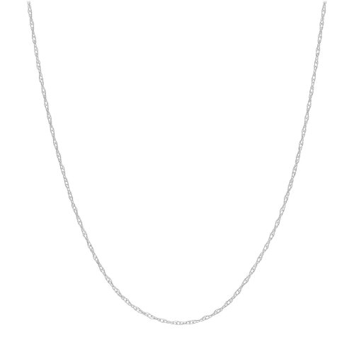 White Gold Rope Necklace