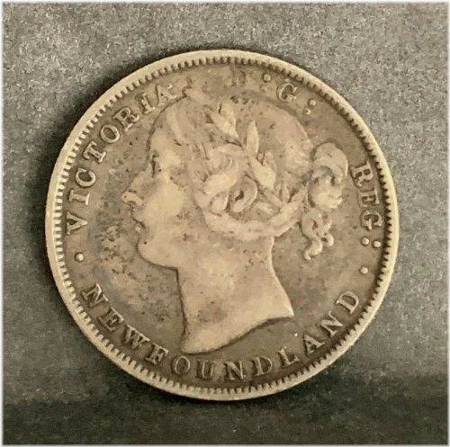 Newfoundland 20 Cent Silver Coin (1865)