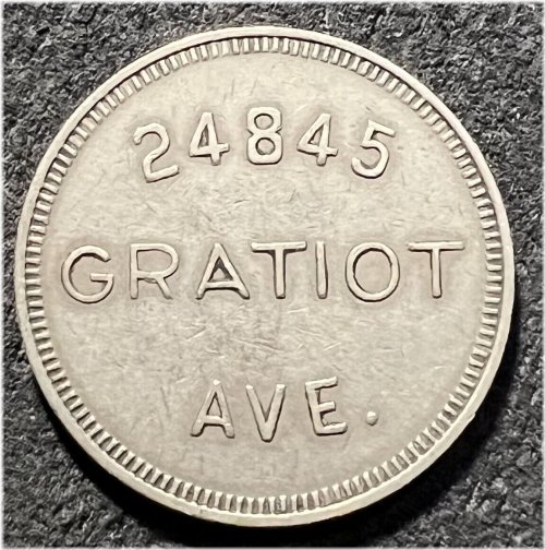 Gratiot Avenue Purple Gang Casino Chip