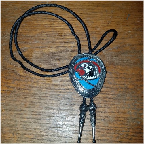 American Eagle Turquoise Bolo
