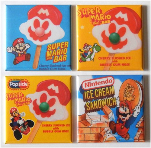Retro Gaming Fridge Magnet Set