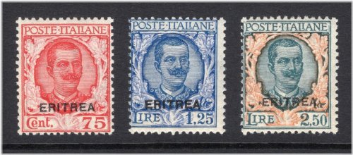 Eritrea 1926 Overprint Set