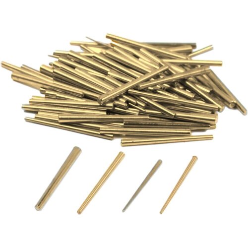 Brass Taper Pins for Clock Movement Repair - Set of 100