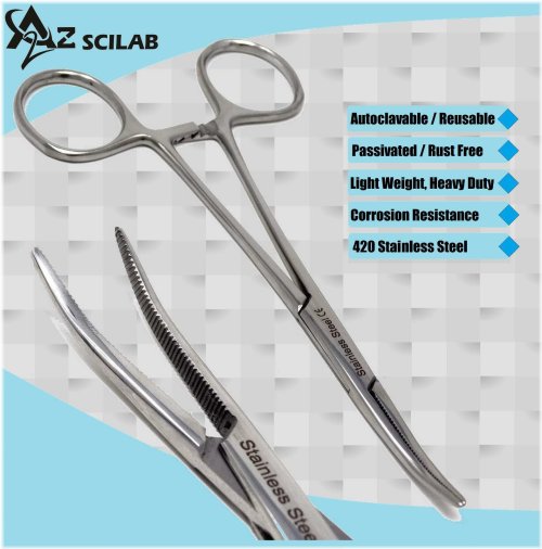 Pet Grooming Hemostat Locking Forceps