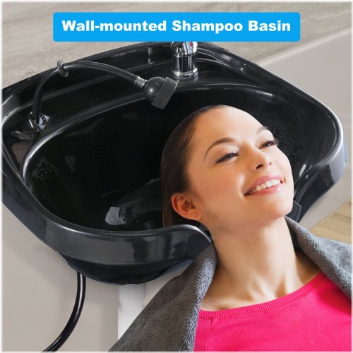 SalonPro Hair Sink with Vacuum Breaker and Neck Rest