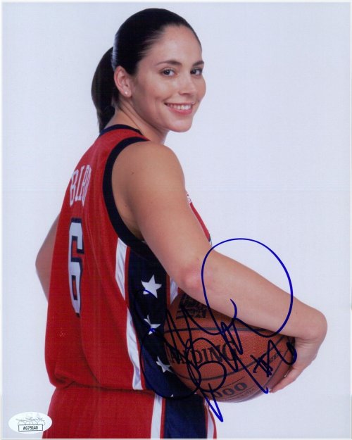 Seattle Storm Autographed Glossy Photo by Sue Bird, JSA Certified