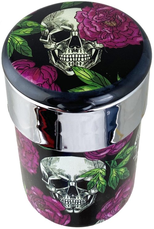 Skull Cylinder Ashtray with LED Light