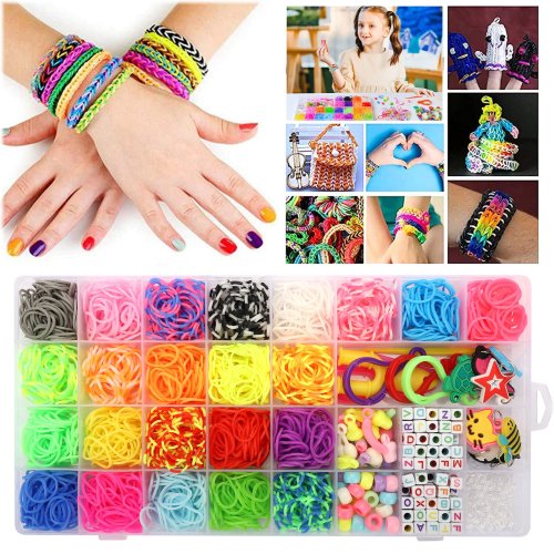 Rainbow Bandit Bracelet Kit: A Mega Set of 2069 Colorful Rubber Bands for Endless DIY Fun