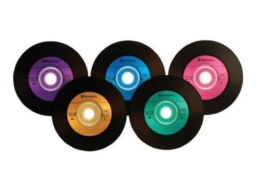 Digital Vinyl CD-R Discs in Paper Sleeves (Verbatim, 700MB, 52X, 80Min)