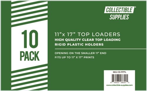 Large Toploaders for Your Valuable Collectibles (10 pack)