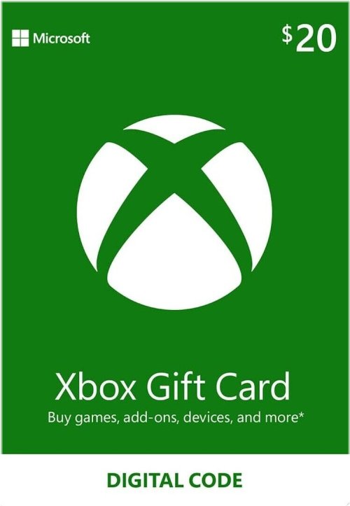 Xbox Cash Card - $20 Credit for Gaming Fun on Xbox Series X, Xbox One, and Xbox 360