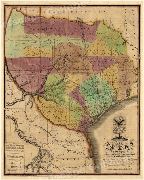 Republic of Texas Cartographic Relic